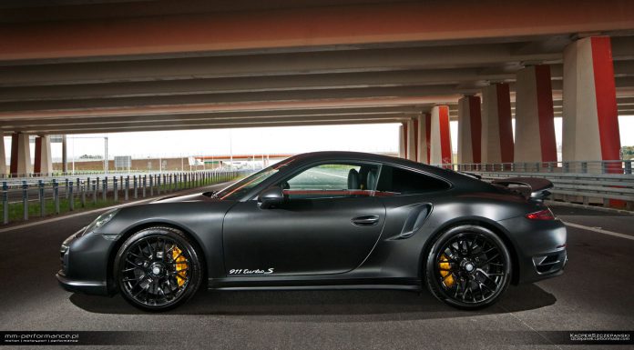 Matt Black Porsche 911 Turbo S by MM-Performance