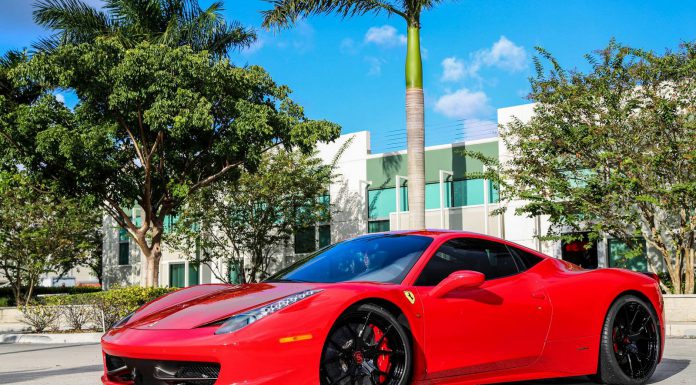 Rosso Corsa Ferrari 458 Italia with Strasse Wheels