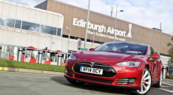 Tesla Opens First Supercharger Station in Scotland 