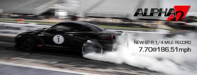 AMS Alpha Omega Sets Fastest GT-R Record 1/4 Mile: 7.70@186mph!