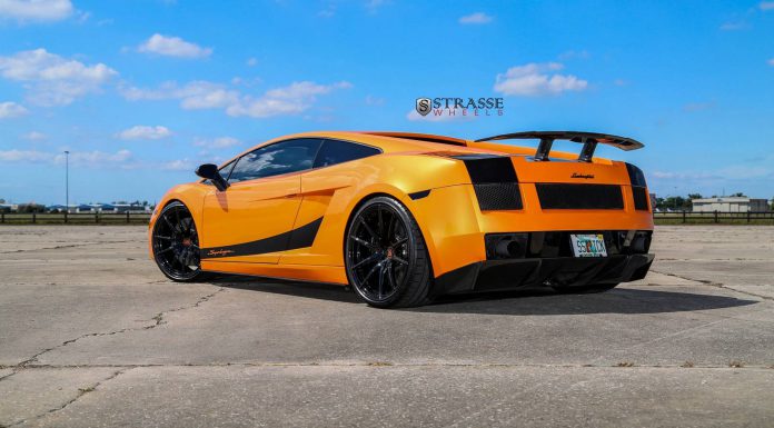 Arancio Borealis Lamborghini Gallardo Superleggera with Strasse Wheels