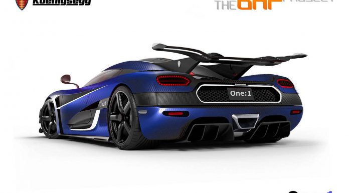 Render: Blue Carbon Koenigsegg One:1 by The BHP Project