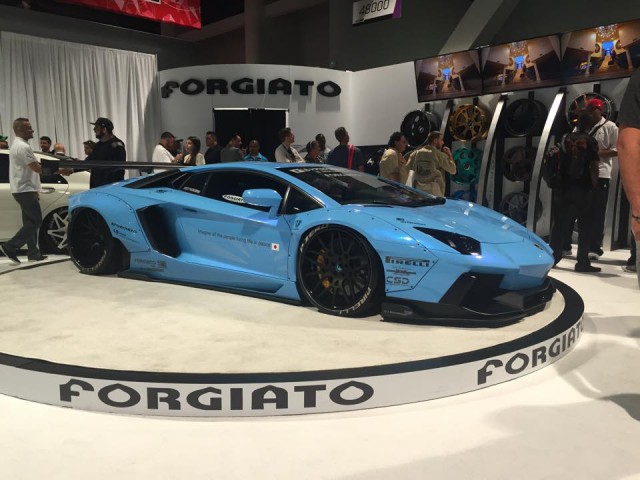 SEMA 2014: Liberty Walk Lamborghini Aventador 