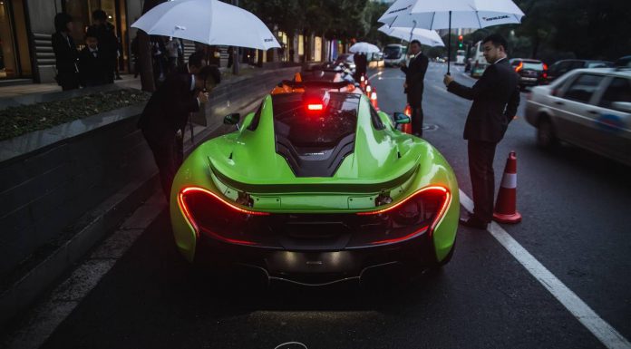 Four McLaren P1s Spotted in China 