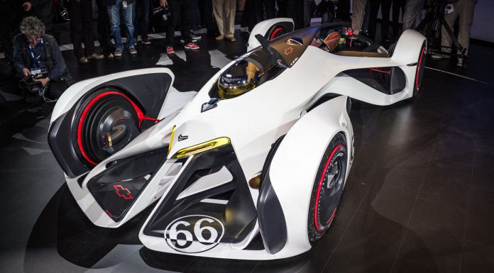Chevrolet Chaparral 2X Vision Gran Turismo at the Los Angeles Auto Show 2014