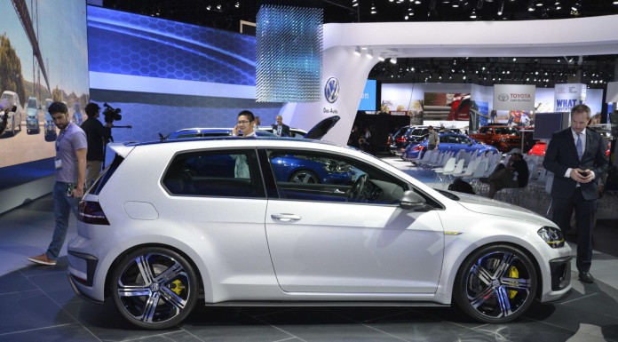 Volkswagen Golf R400 at the Los Angeles Auto Show 2014