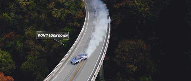 Video: Incredible 1KM Drift on A Bridge in a Nissan GT-R!