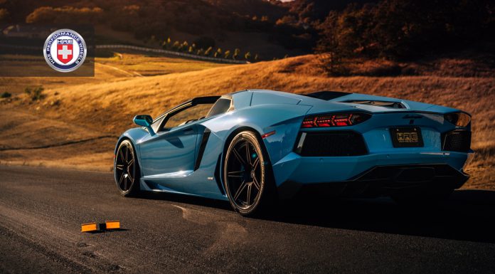 Lamborghini Aventador Roadster on HRE Wheels