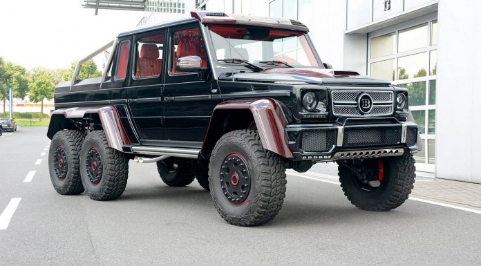Brabus B63S 700 6x6 with Red Carbon Accents 