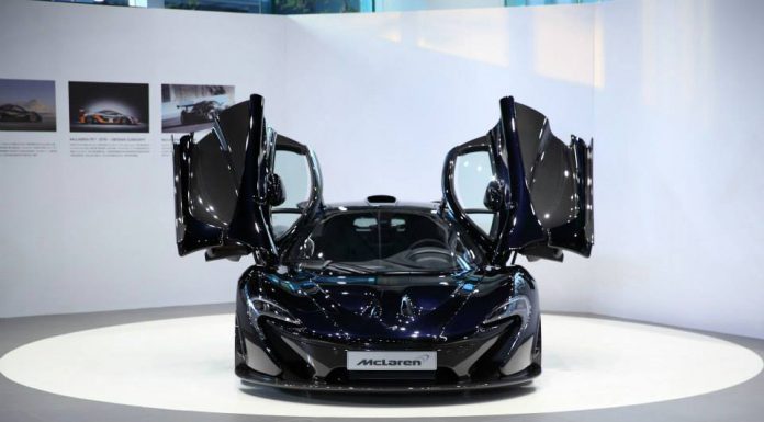 Gotham Black McLaren P1 at McLaren Taiwan 