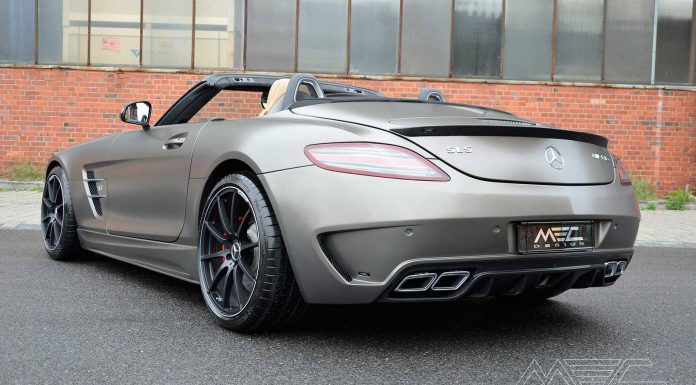 Monza Grey Matt Mercedes-Benz SLS AMG Roadster