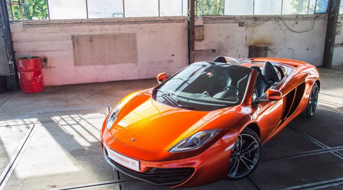 Volcano Orange McLaren 12C Spider Photoshoot