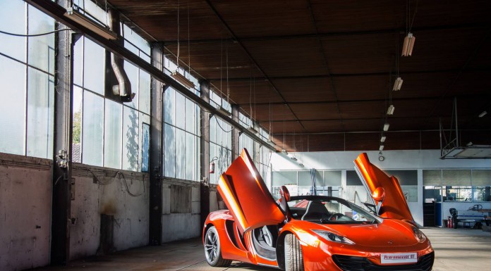 Volcano Orange McLaren 12C Spider Photoshoot