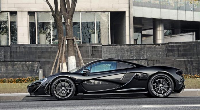 Stunning Black-on-Black McLaren P1 in China!