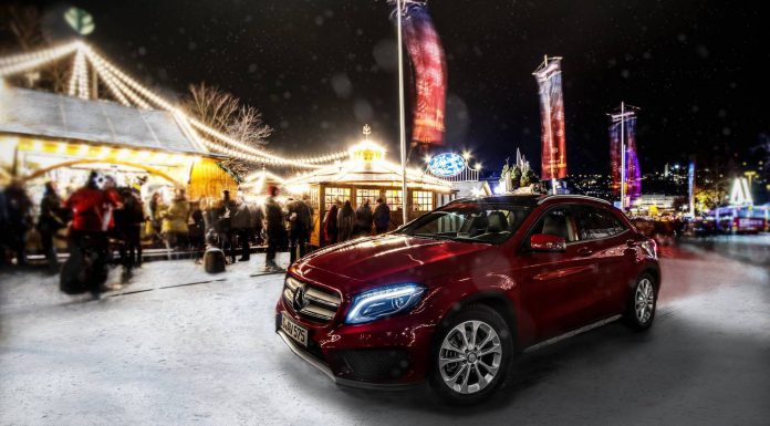 Photo of the Day: Mercedes-Benz GLA in Christmas Glory!