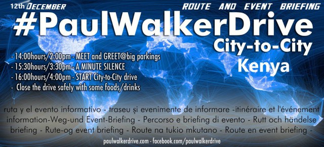 Paul Walker Drive Kenya