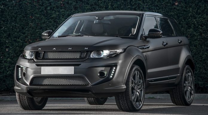 Volcanic Grey Satin Range Rover Evoque by Kahn Design