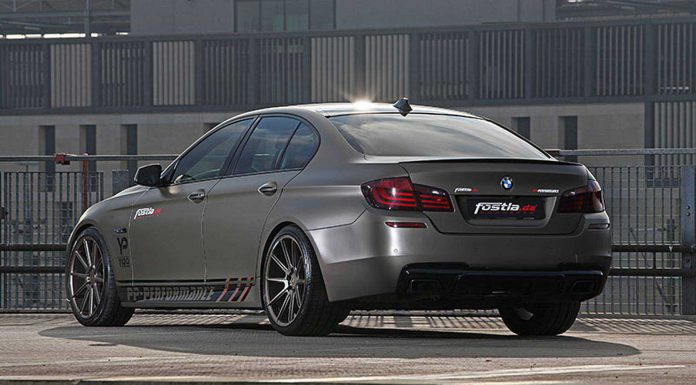 Grey Olive Matt Metallic BMW 550i by Fostla.de