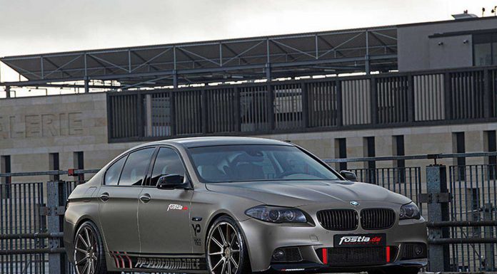 Grey Olive Matt Metallic BMW 550i by Fostla.de