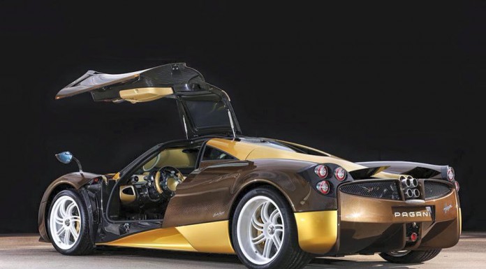New Gold and Brown Pagani Huayra Arrives in Japan 