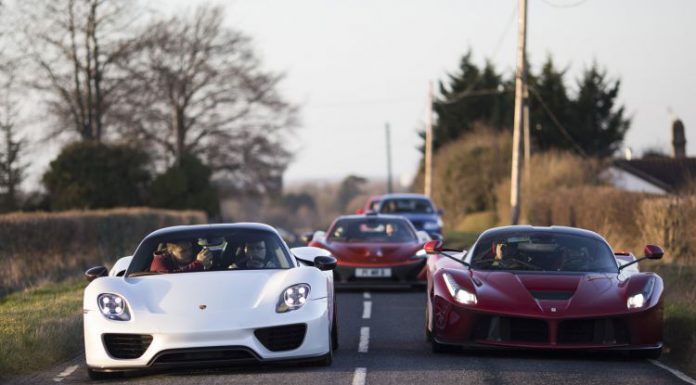 Porsche 918 Spyder, McLaren P1, Ferrari LaFerrari