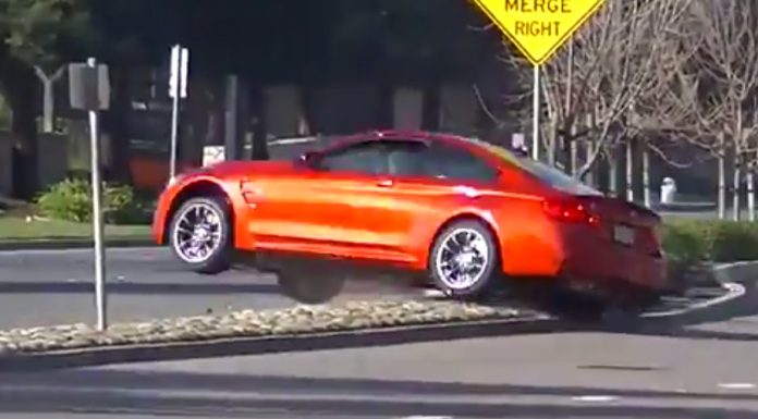 BMW M4 Crashing