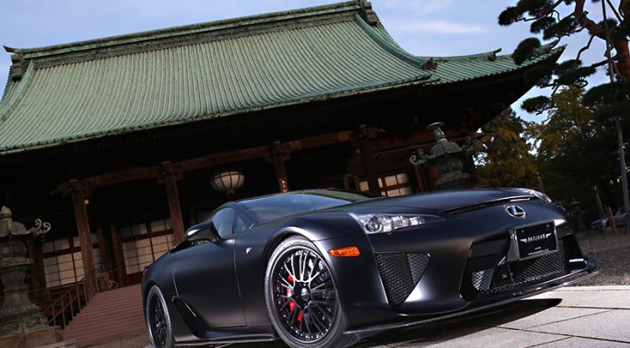 Matte Black Lexus LFA by Artisan Spirits