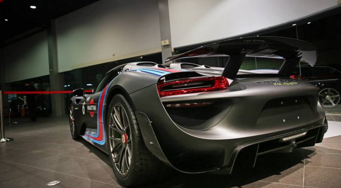 Stunning Black Martini Porsche 918 Spyder in Taiwan! 