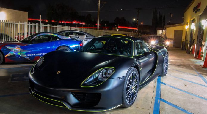 Stealth Black Porsche 918 Spyder!