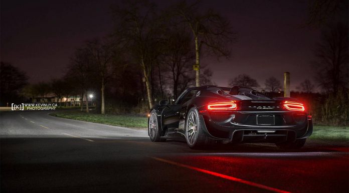 Photo of the Day: Stunning Black Porsche 918 Spyder in Canada!