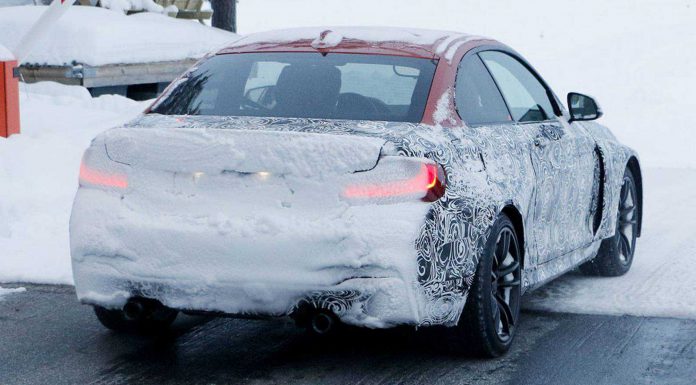 2016 BMW M2 Spied Testing at Snowy Nurburgring 