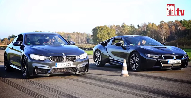 BMW i8 vs BMW M4