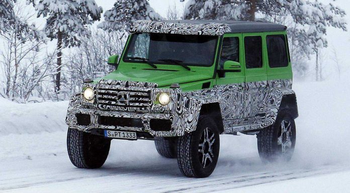 Mercedes-Benz G63 AMG "Green Monster" Spied Again 
