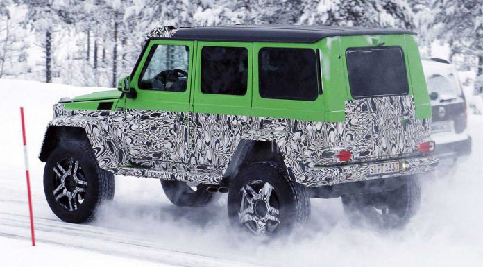 Mercedes-Benz G63 AMG "Green Monster" Spied Again 