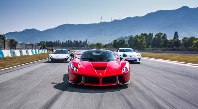 LaFerrari Stuns with McLaren P1 and Lexus LFA!