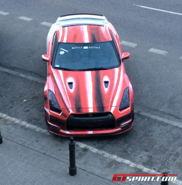 Nissan GTR wrap