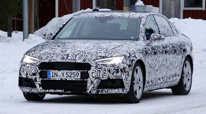 Next Generation Audi A4 Spied Up-close 