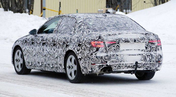 Next Generation Audi A4 Spied Up-close 