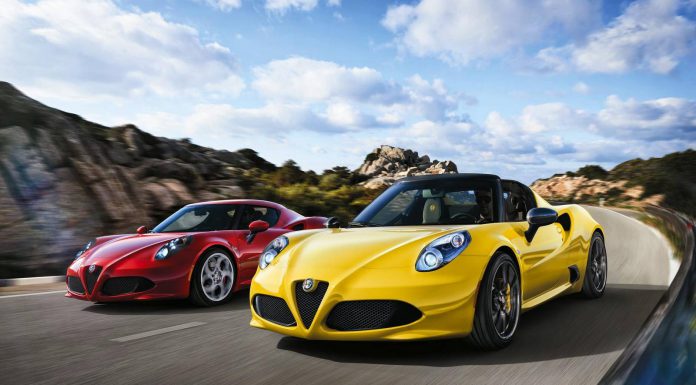 Alfa Romeo 4C Spider Priced from £59,500 in the UK