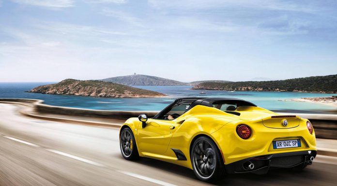 Alfa Romeo 4C Spider Priced from £59,500 in the UK