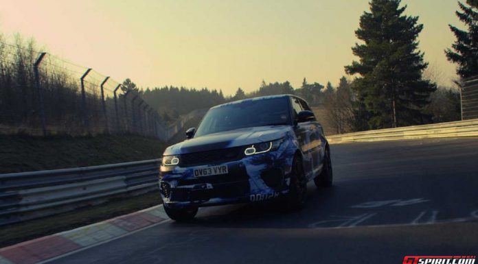 Range Rover Sport SVR at the Nurburgring