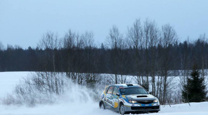 FIA ERC: Craig Breen Wins Snow Infested Rally Liepaja!