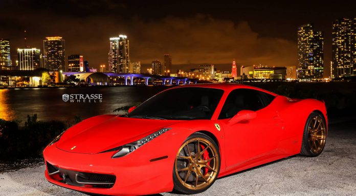 Ferrari 458 Italia with Strasse Wheels