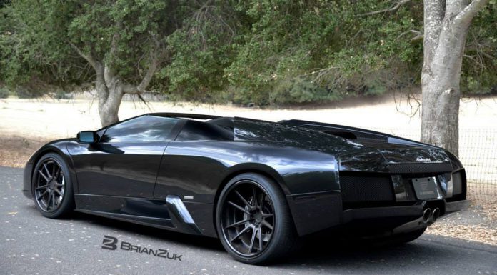 Black-on-Black Lamborghini Murcielago with ADV.1 Wheels