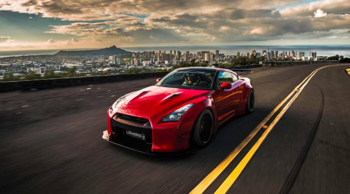 Picture Perfect: Liberty Walk Nissan GT-R Photoshoot in Oahu!