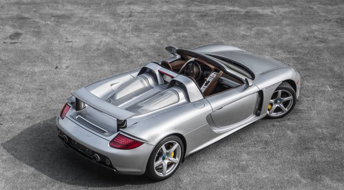 Amazing Silver Porsche Carrera GT with Cocoa Interior 