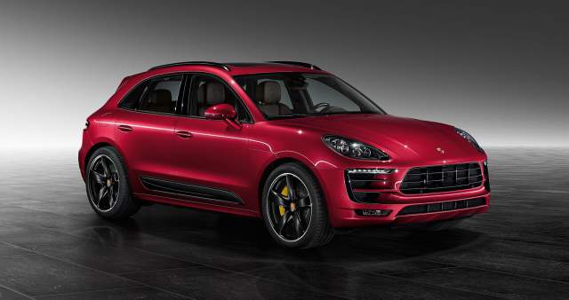 Metallic Red Porsche Macan Turbo by Porsche Exclusive 