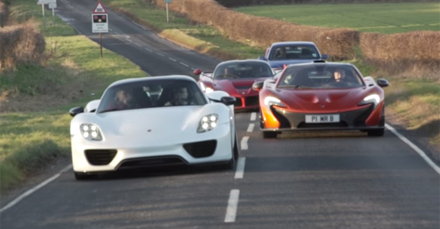 Video Paul Baileys Laferrari Porsche 918 Spyder And Mclaren P1