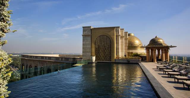 Leela Palace Rooftop Pool