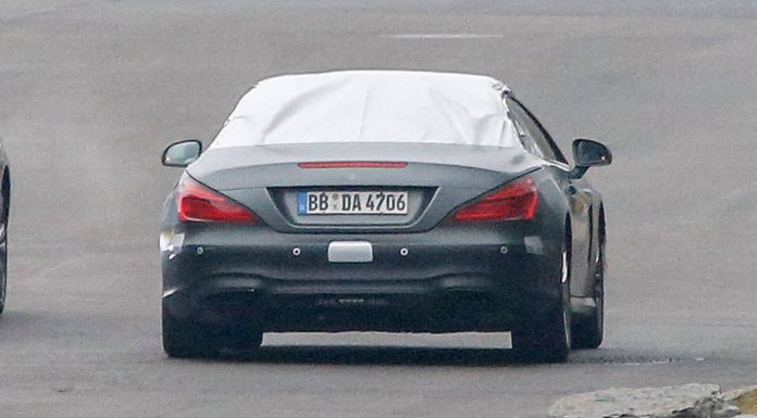 Spy Shots of the Mercedes-Benz SL Facelift Emerge